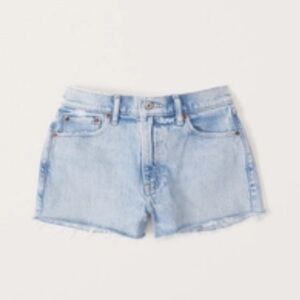 Abercrombie Curve Love Mid Rise Mom Shorts